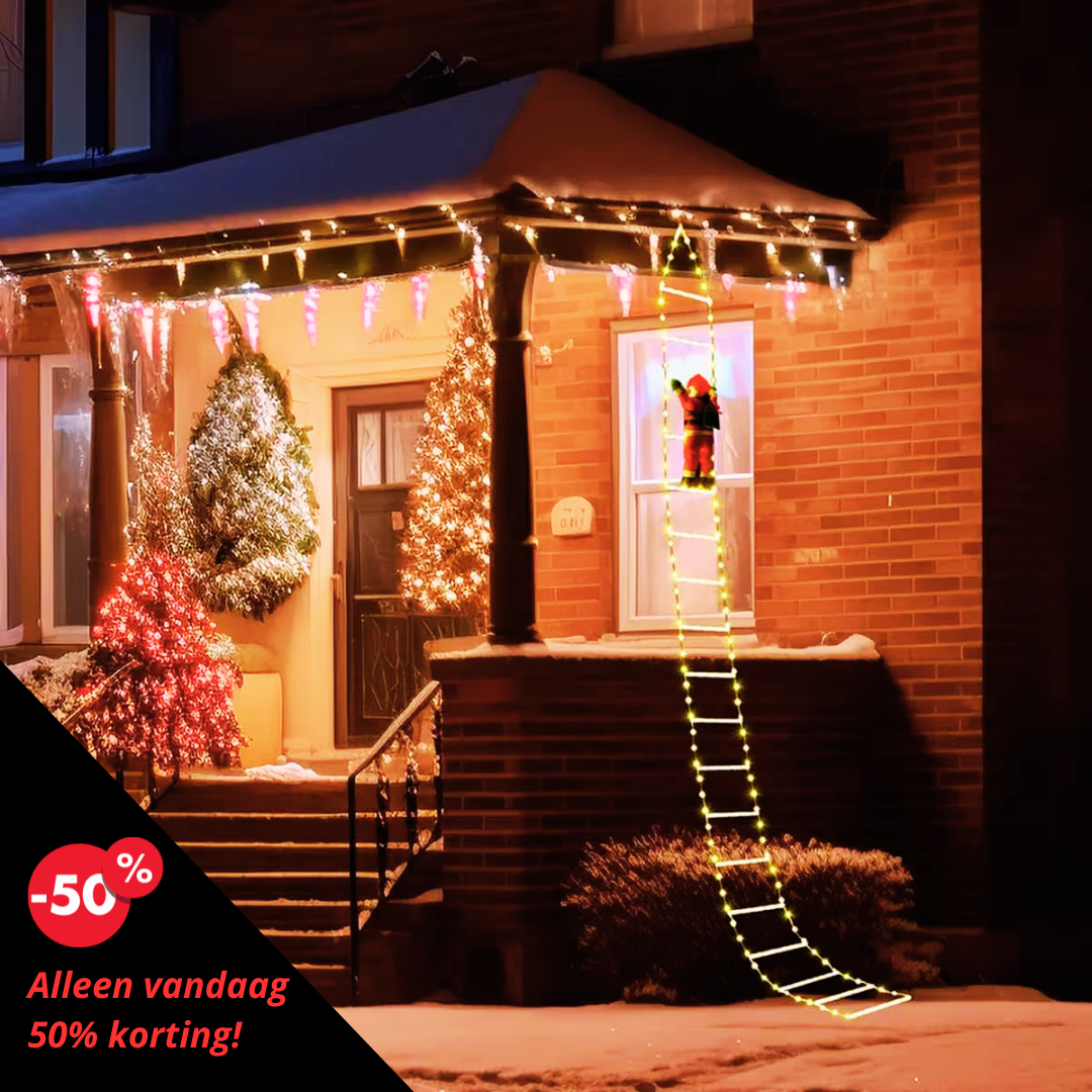 ClimbLight Santa™|De ladder naar een schitterende kerst!
