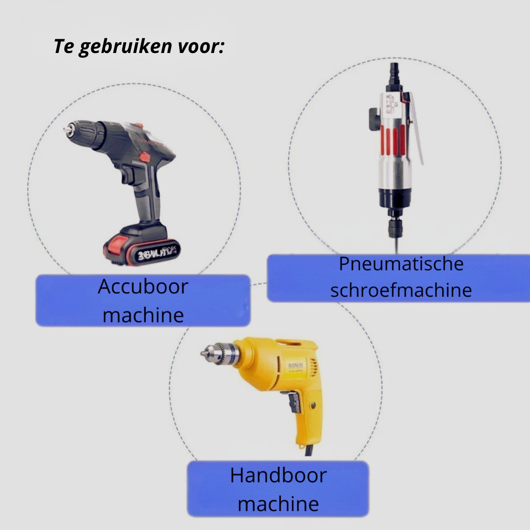 FlexiDrive 105° Bit Adapter™|Bereik wat normaal onbereikbaar is