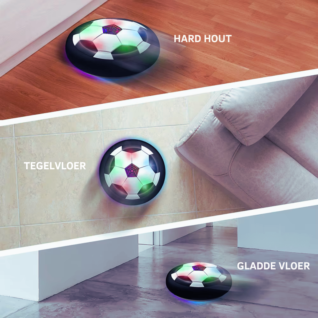 HoverBall Pro™|Voetbalplezier dat zweeft – veilig voor elk interieur