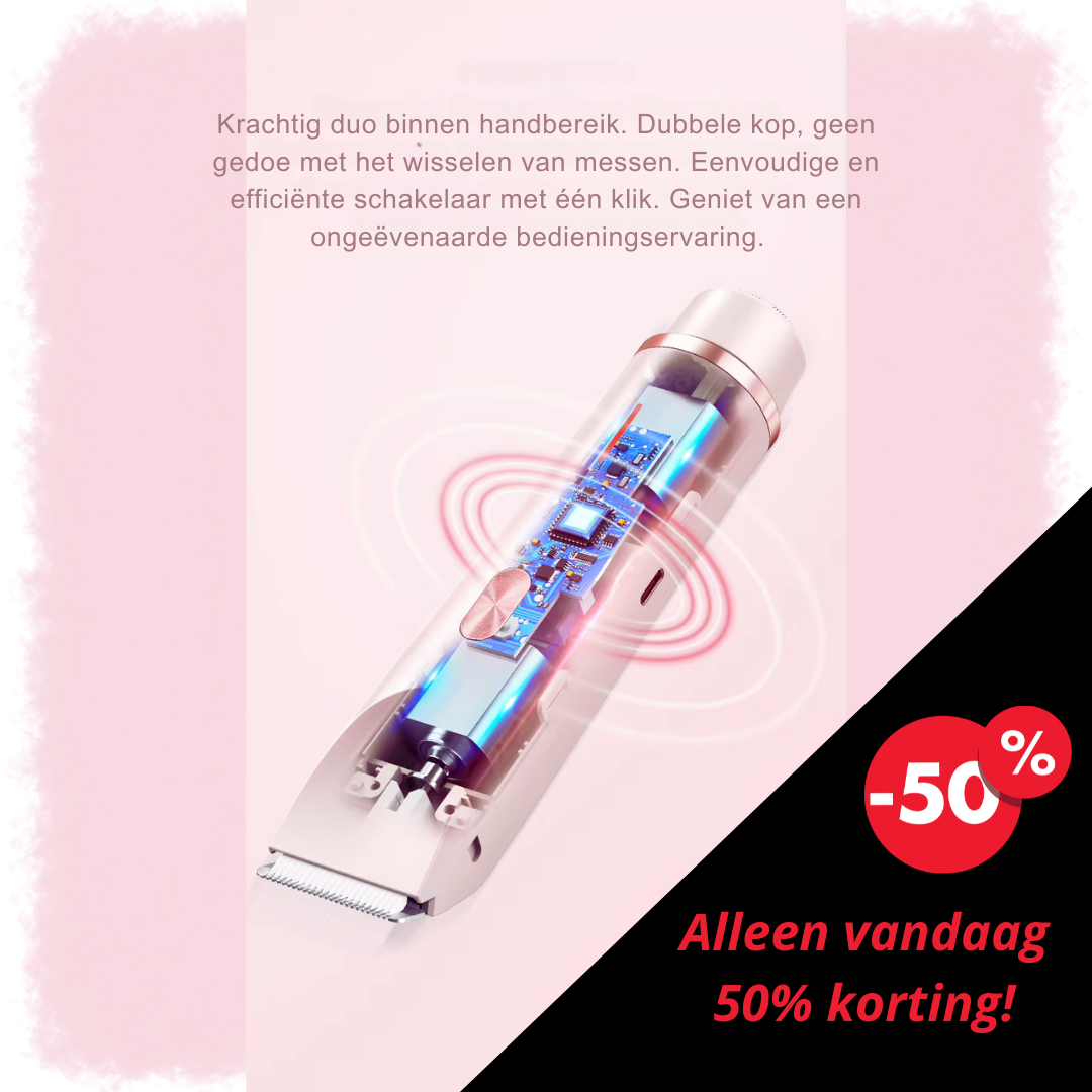 Elegance Dual Shaver™|Jouw huid verdient dit comfort