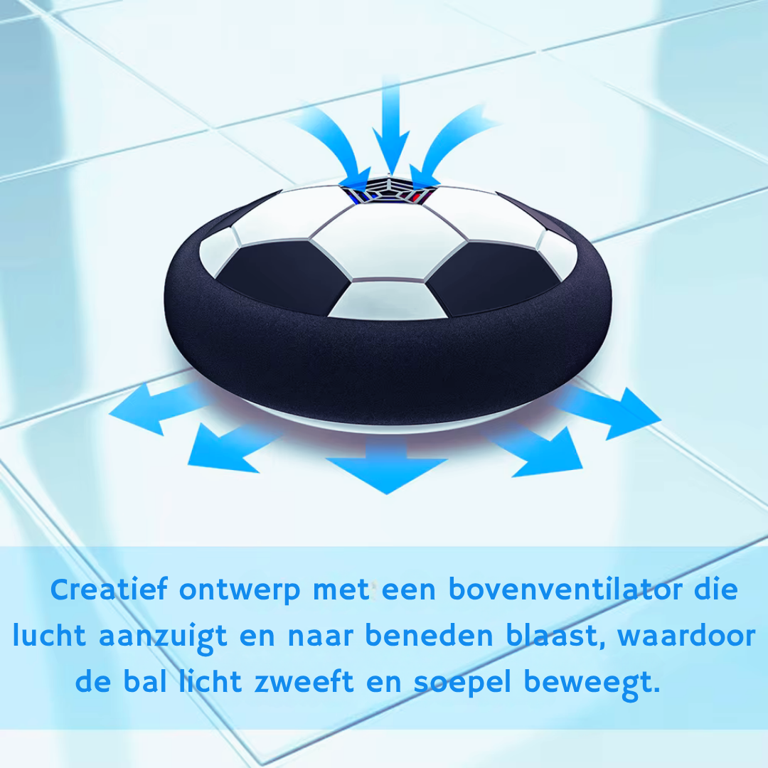 HoverBall Pro™|Voetbalplezier dat zweeft – veilig voor elk interieur