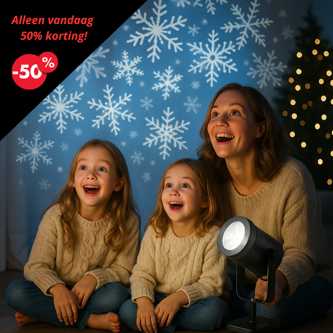 SnowLuxe™ Projection Lamp|Breng de magie van sneeuw tot leven – elke nacht opnieuw