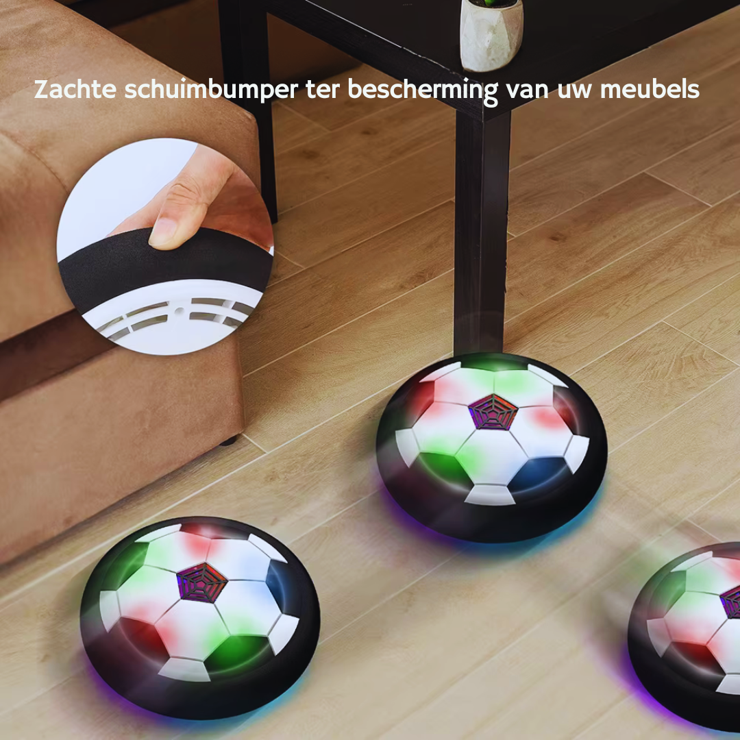 HoverBall Pro™|Voetbalplezier dat zweeft – veilig voor elk interieur