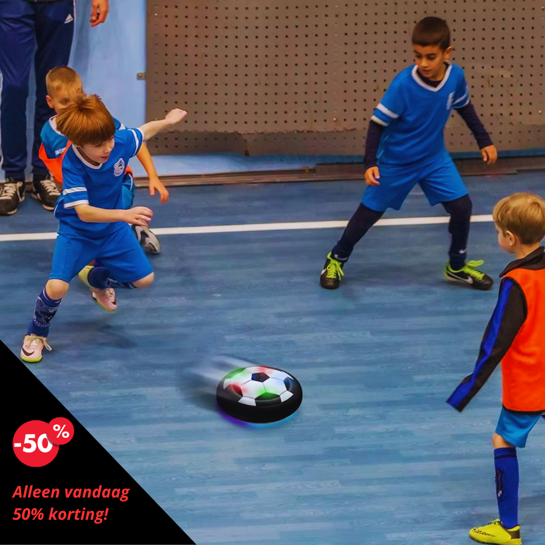 HoverBall Pro™|Voetbalplezier dat zweeft – veilig voor elk interieur