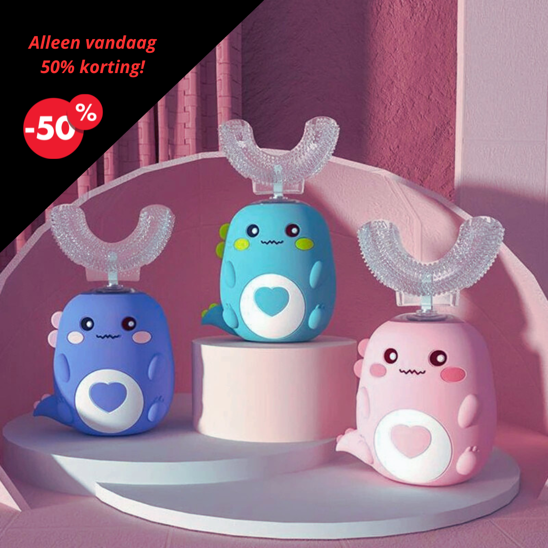 ToothyPal™ U-Brush|Elke dag een sprankelende kinderlach