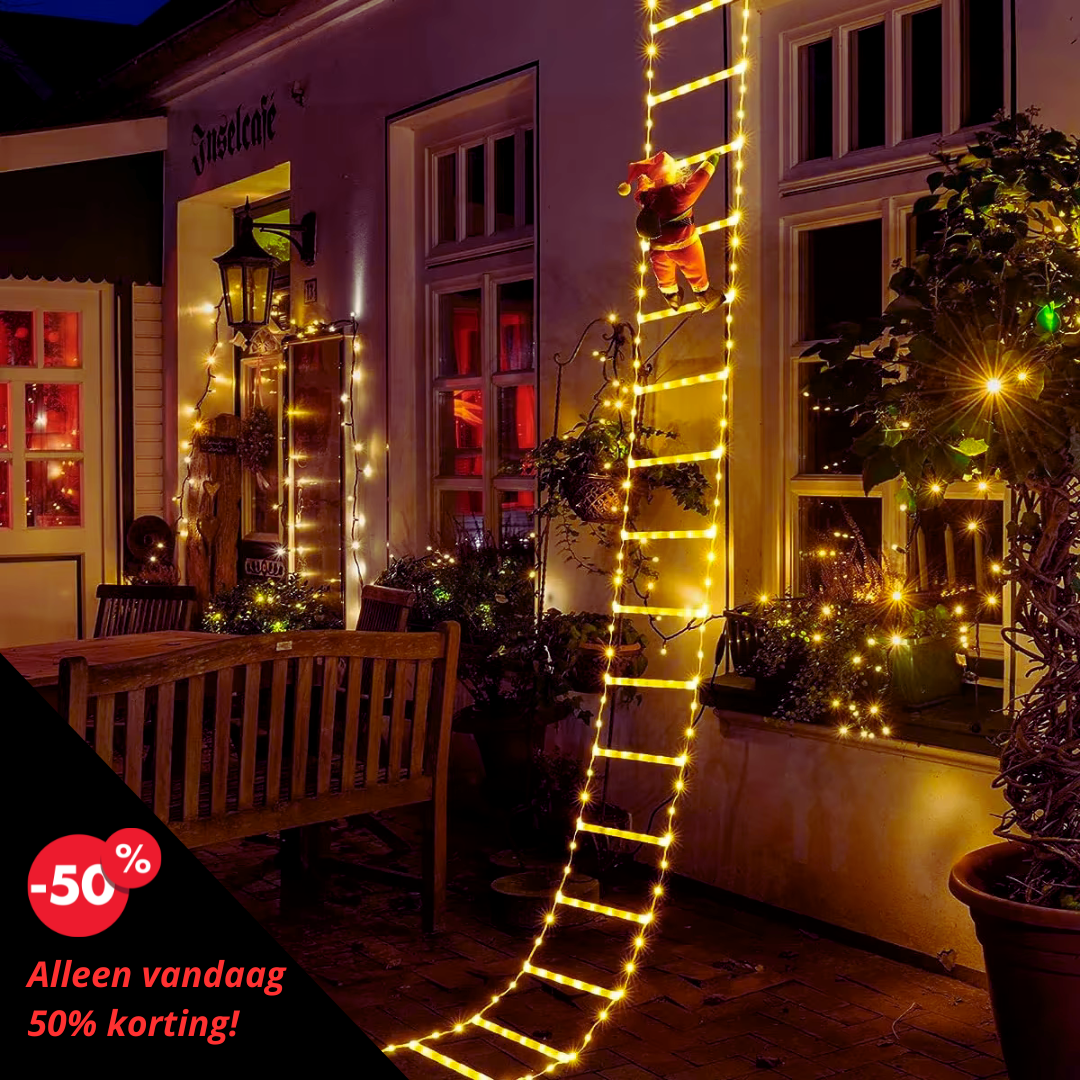 ClimbLight Santa™|De ladder naar een schitterende kerst!