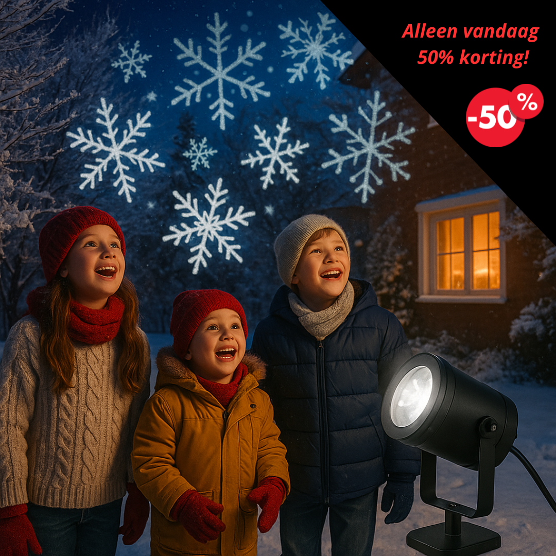 SnowLuxe™ Projection Lamp|Breng de magie van sneeuw tot leven – elke nacht opnieuw