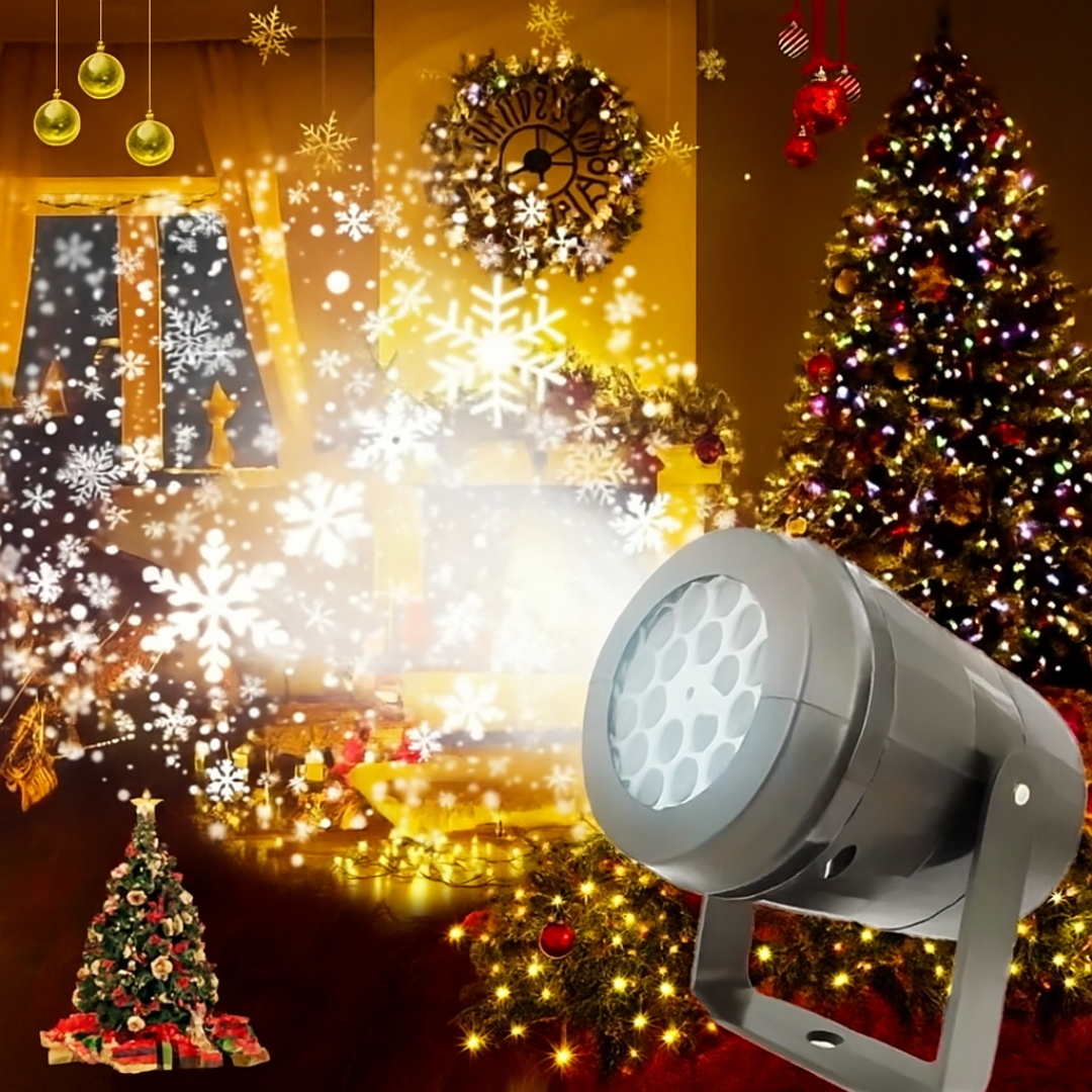 SnowLuxe™ Projection Lamp|Breng de magie van sneeuw tot leven – elke nacht opnieuw