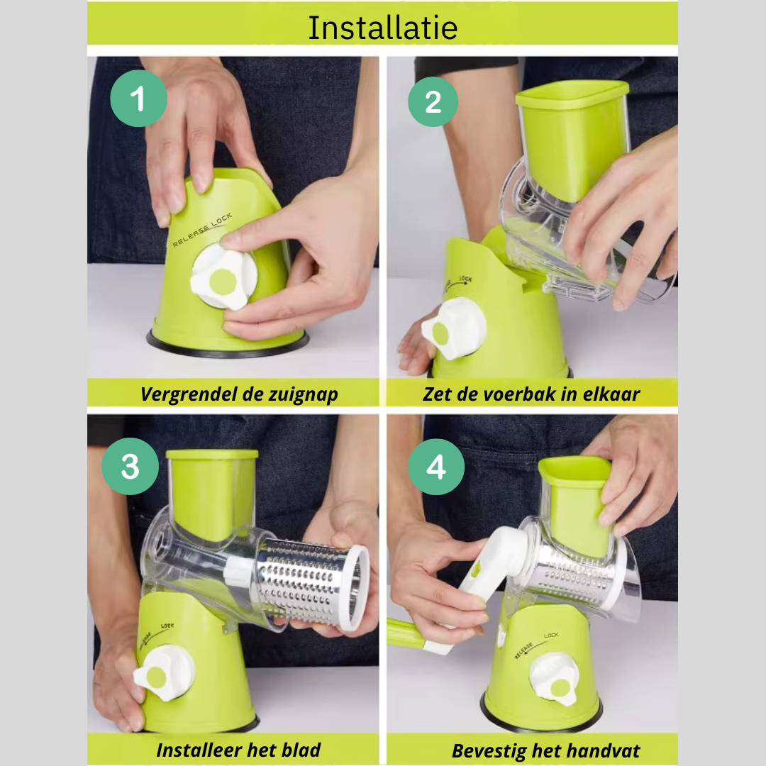 KitchenPro Multi-Grater™|Maak koken leuker, makkelijker en sneller