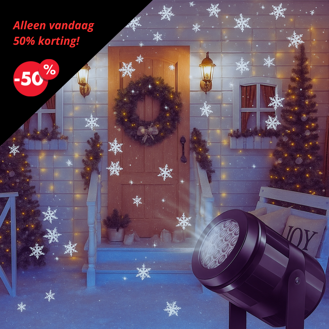 SnowLuxe™ Projection Lamp|Breng de magie van sneeuw tot leven – elke nacht opnieuw